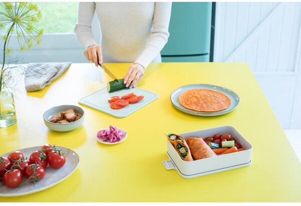Кутия за храна Brabantia Make&Take 1006289, 2 л, Плътно затваряне, Без BPA, Светлосив