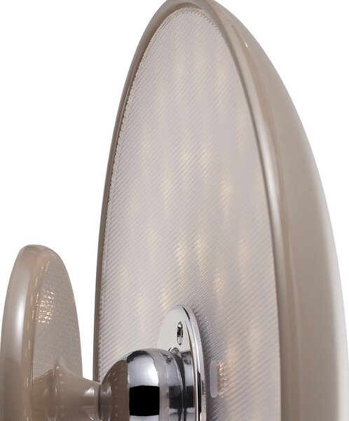 Beacon Lighting LED настолна лампа с акумулатор Kinoko, кафява, 27 см, CCT, Затъмняване, Кафяв / ръждив, Дневна/трапезария, Пластмаса, Модерен