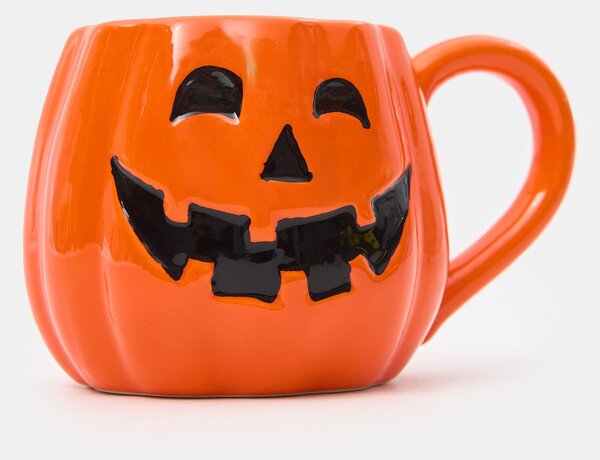 Sinsay - Голяма чаша за топли напитки Halloween - opaнжeв