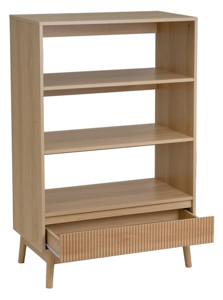Библиотека в естествен цвят 80x120x40 cm Naroa – Casa Selección
