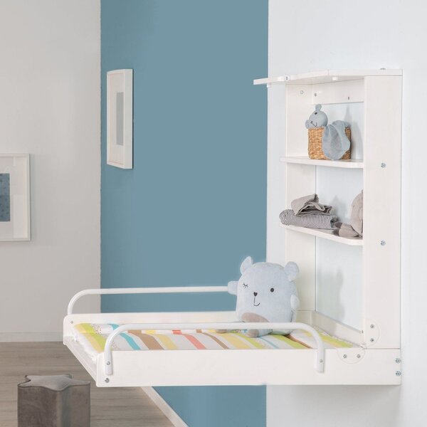Бяла висяща маса за преповиване Dschungelbaby – Roba