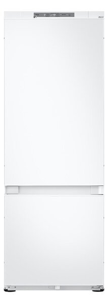 Хладилник с фризер Samsung BRB38G705EWWEF, клас E, 389 л. общ обем, за вграждане, 258 kWh/годишно, Twin Cooling Plus, Multi Tray, Metal Cooling, бял