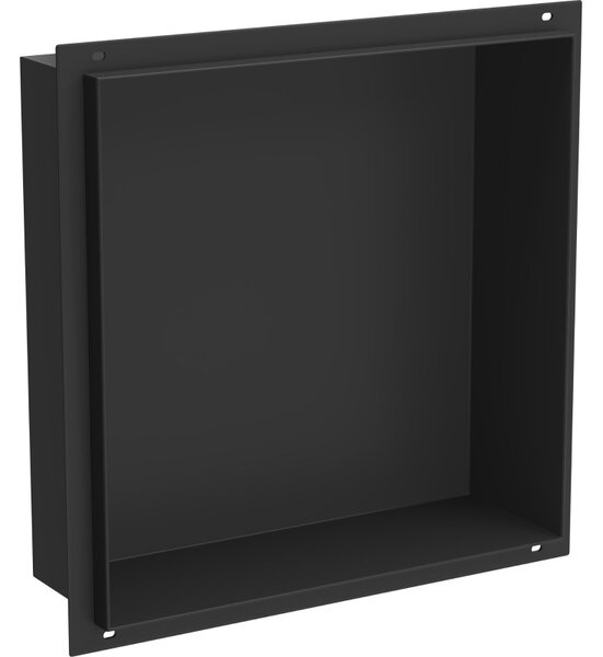 Mexen X-Wall-NR вдлъбната полица без фланец 30 x 30 см, черна - 1971303010