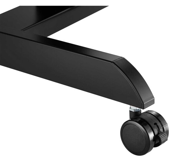 Маса Active, с регулируема височина, 600 х 520 х 758-1128 mm, правоъгълен плот, черна