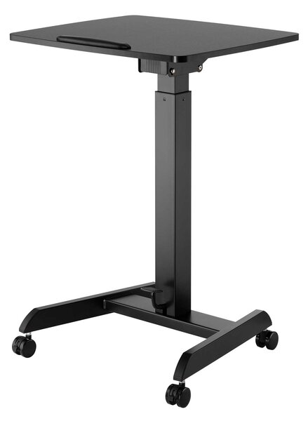 Маса Active, с регулируема височина, 600 х 520 х 758-1128 mm, правоъгълен плот, черна