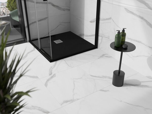 Mexen Stone+ квадратен композитен душ подов 100 x 100 см, черен - 44701010