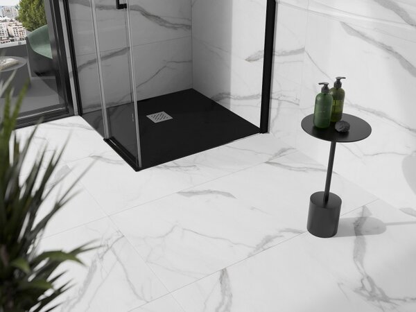 Mexen Stone+ квадратен композитен душ подов 100 x 100 см, черен - 44701010