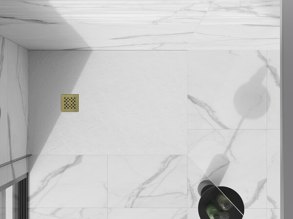 Mexen Stone+ маскировка за душ кабина, златиста - 44910050