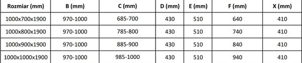Mexen Apia плъзгаща се душ кабина 100 x 80 см, прозрачна, черна + корито Рио