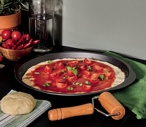 Перфорирана тава за пица TOGNANA GRANCUCINA Utensili Pizza, 38x35x2 см