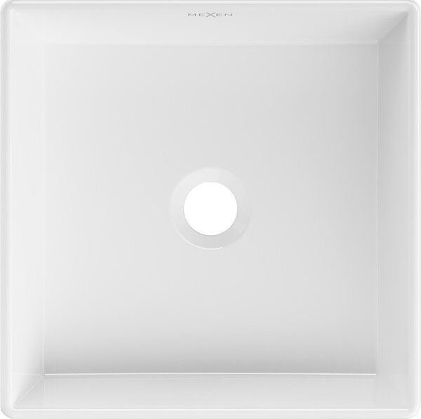 Mexen Goya мивка за плота 35 x 35 см, бяла - 22183500