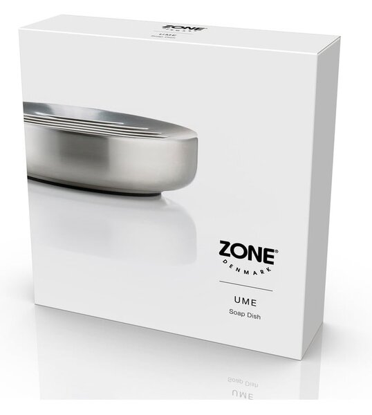 Сапунерка от неръждаема стомана в матово сребрист цвят Ume – Zone