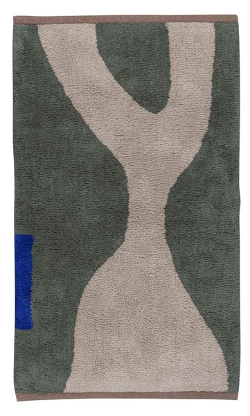 Тъмнозелен памучен килим подходящ за пране 50x80 cm Figura – Mette Ditmer Denmark