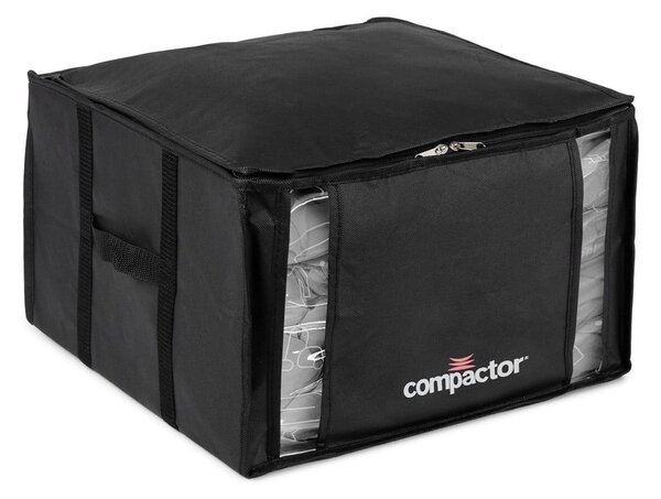 Черна кутия за съхранение на дрехи XXL 3D Medium, 125 л Black Edition - Compactor