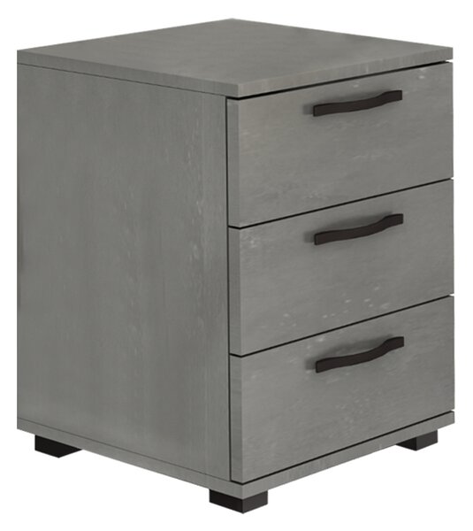 Roco TopMebel нощно шкафче от меламин в бетонно сив цвят 40×39×57 см