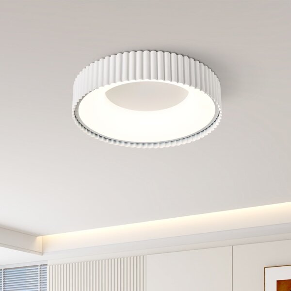 Brilagi - димируем LED плафон FALCON MODERN LED/30W/230V 40 см бял + дистанционно управление