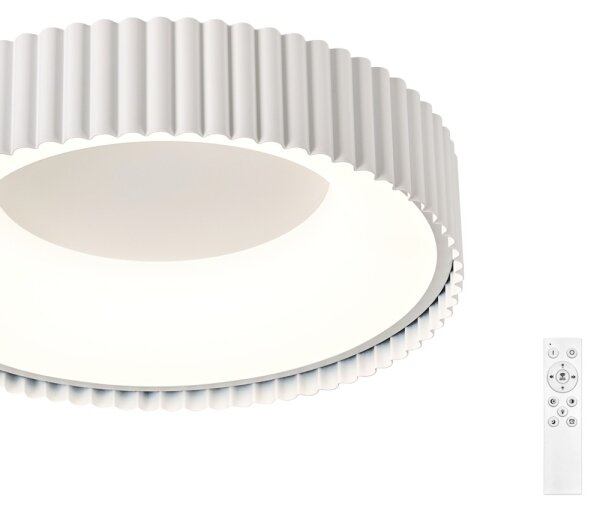 Brilagi - димируем LED плафон FALCON MODERN LED/30W/230V 40 см бял + дистанционно управление