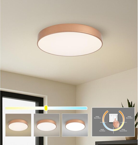 Brilagi - LED таванен плафон POOL LED/60W/230V 3000/4000/6000K Ø 50 cm бронзов