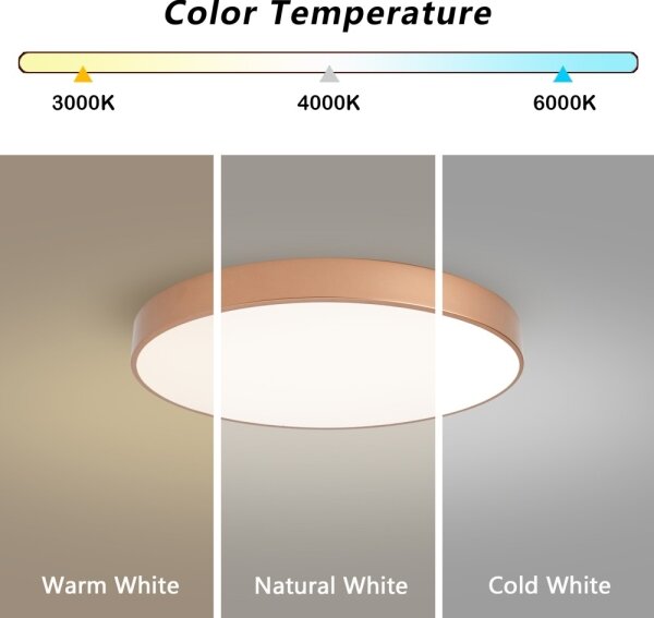Brilagi - LED таванно осветително тяло POOL LED/60W/230V 3000/4000/6000K Ø 60 см бронзово