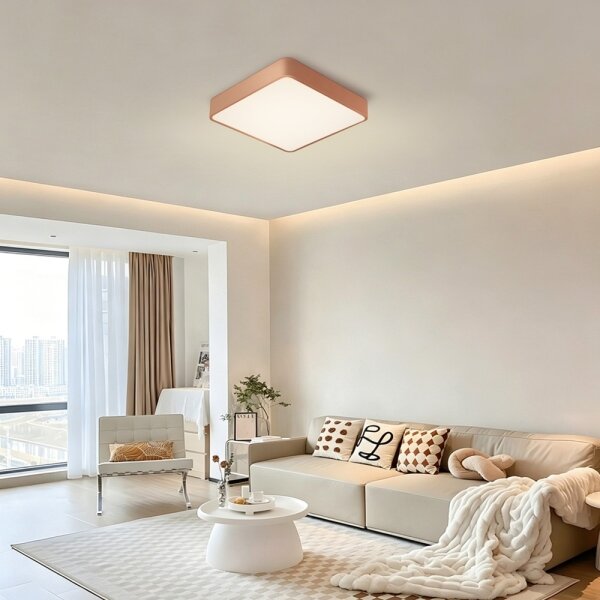 Brilagi - LED таванен плафон POOL LED/48W/230V 3000/4000/6000K 50x50 cm бронзов