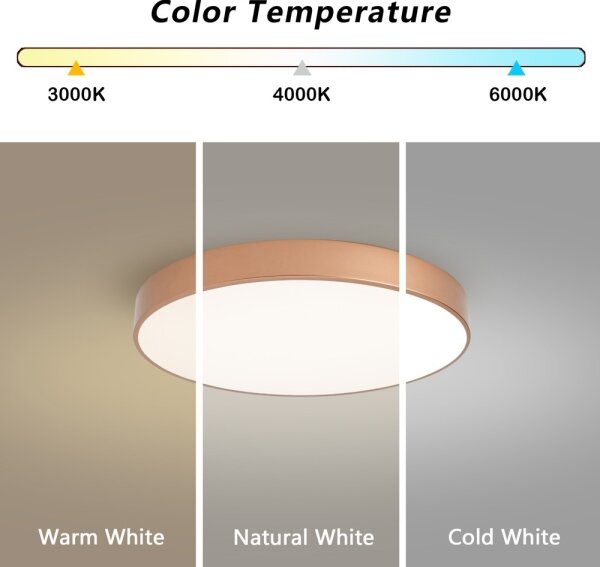 Brilagi - LED таванен плафон POOL LED/60W/230V 3000/4000/6000K Ø 50 cm бронзов