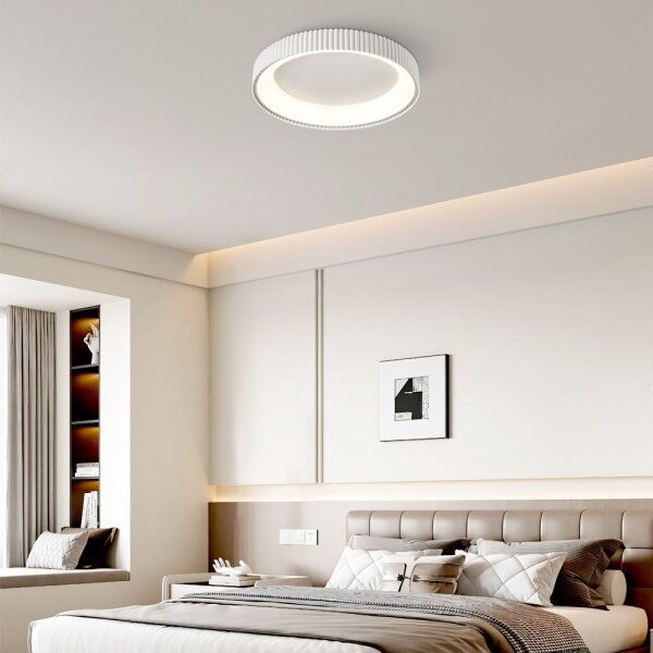 Brilagi - LED плафон с димиране FALCON MODERN LED/54W/230V 60 cm бял + дистанционно управление