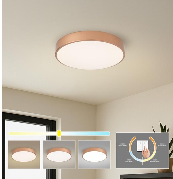 Brilagi - LED таванно осветително тяло POOL LED/48W/230V 3000/4000/6000K Ø 40 см бронзово