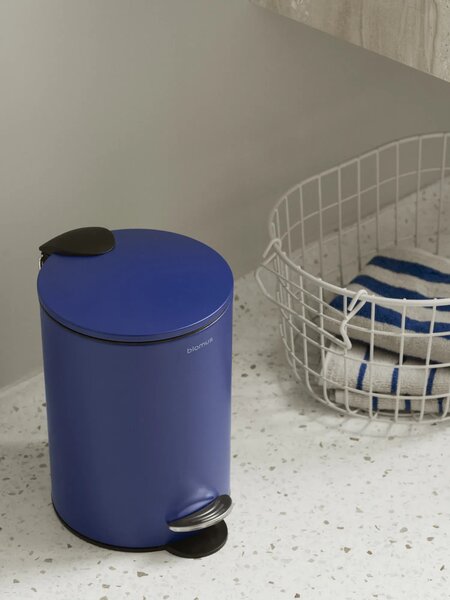 BLOMUS Кош за баня TUBO, 3 л - цвят тъмносин (Mazarine Blue)