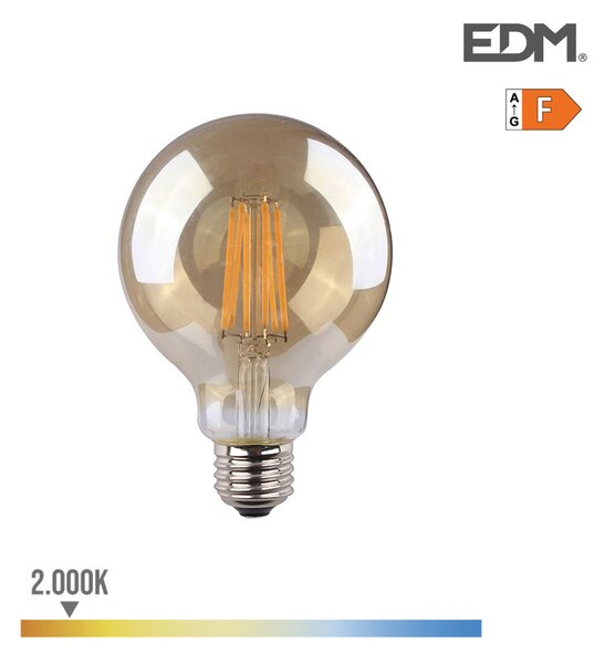 LED крушка EDM 8 W E27 F 720 Lm (2000 K)