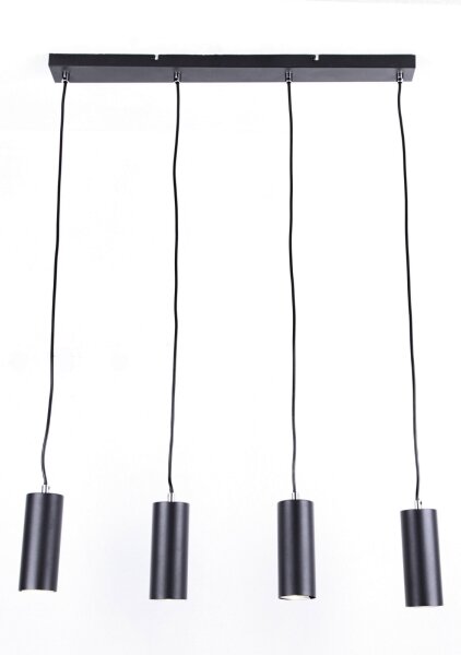 Globo 57911-4HB - Висящ полилей ROBBY 4xGU10/35W/230V черен