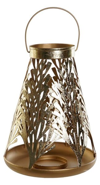 Latern DKD Home Decor Златен Метал 25 x 25 x 42 cm