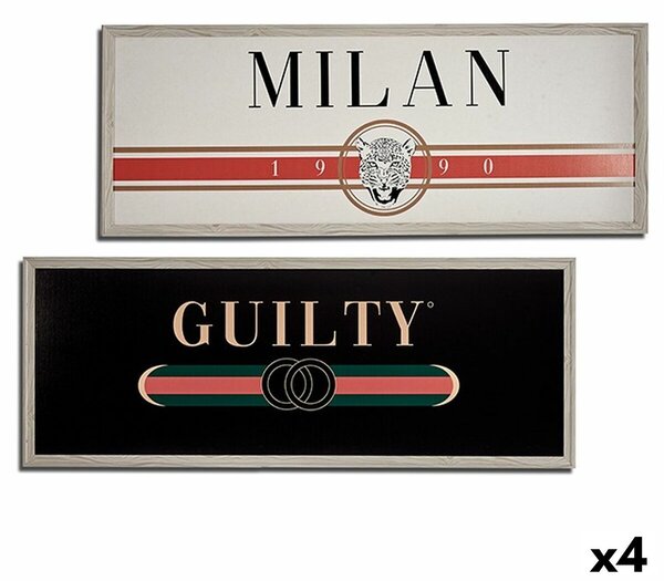 Картина GUILTY MILAN ПДЧ 2 x 46 x 121 cm (4 броя)