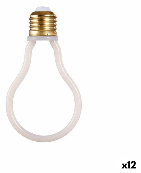 LED крушка Бял 4 W E27 9,5 x 13,5 x 3 cm (2700 K) (12 броя)