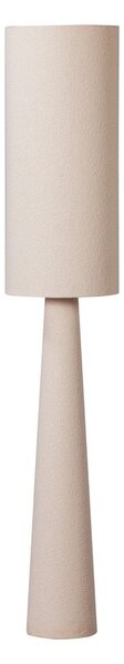 Бежова подова лампа с текстилен абажур (височина 187 cm) Loft – WOOOD
