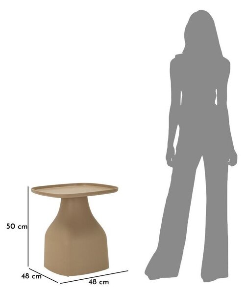 Пластмасова кръгла странична масичка ø 48 cm Gea – Mauro Ferretti
