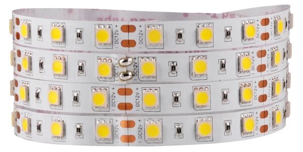 LED Лента 5m LED/10W/12V IP20 бял