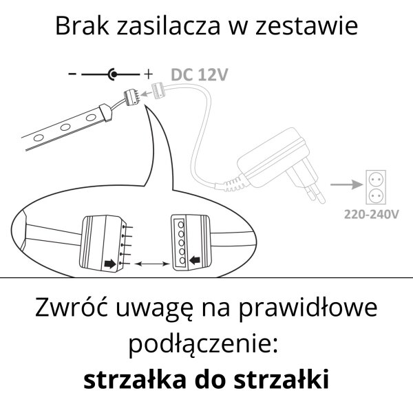 LED RGBW Димируема екстериорна лента 5 м LED/24W/12V IP65