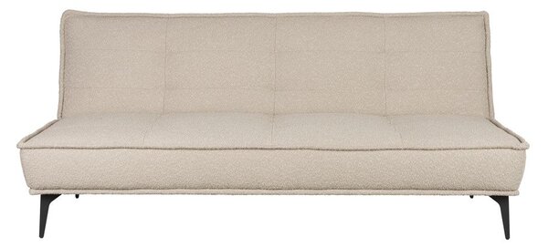 Бежов сгъваем диван от букле 184 cm Cielke – White Label