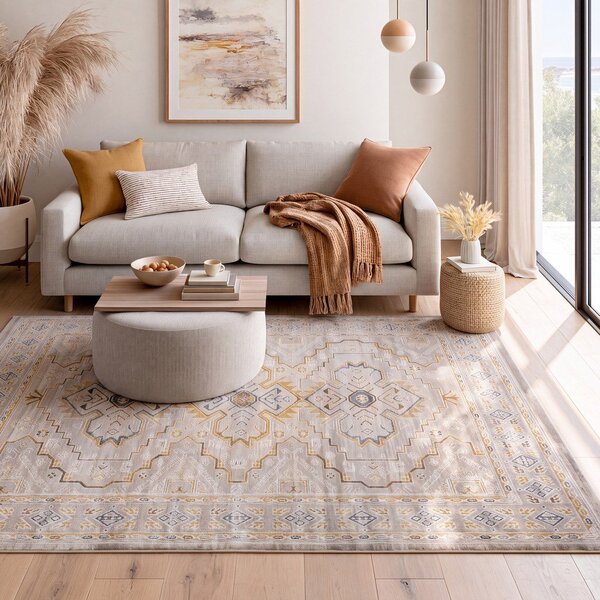 Бежов килим 77x150 cm Berta – Universal