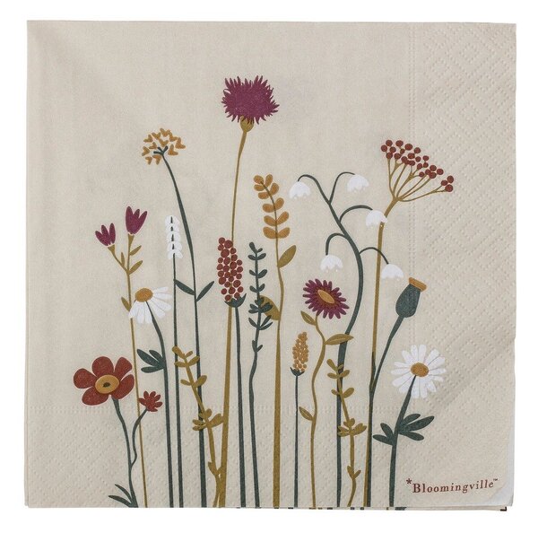 Хартиени салфетки в комплект 20 бр. 33x33 cm Paige – Bloomingville