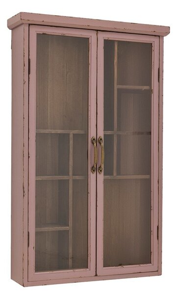 Сиво-розова витрина от масивна ела 50x80x14 cm Hazem – Bloomingville