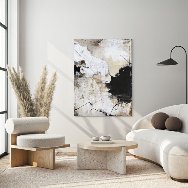 Печатна/с ръчно рисувани елементи върху платно картина 90x118 cm Reform 1 – Malerifabrikken