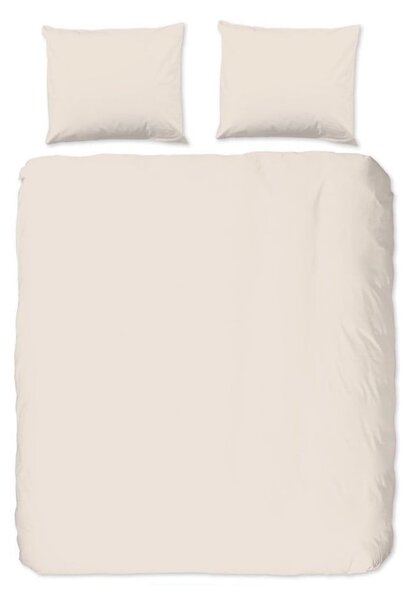 Бежово двойно /удължено спално бельо от памук Renforcé 200x220 cm Uni – Good Morning