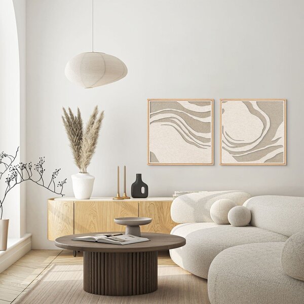 3D картина с включена рамка/акустична 62x62 cm Sacred Silence 2 – Malerifabrikken