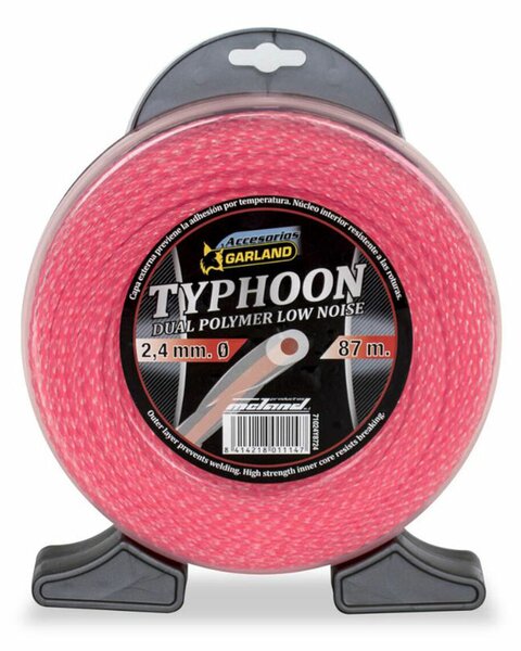 Тример за нишка Garland Typhoon 71024Y8724 87 m 2,4 mm Двуслоен