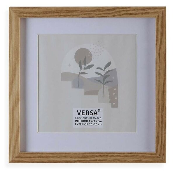 Рамка за снимки Versa Дървен MDF 1,2 x 22 x 22 cm