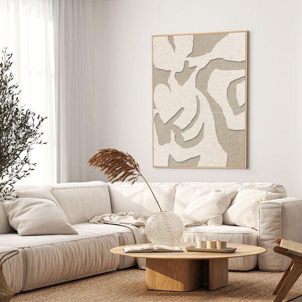 3D картина с включена рамка/акустична 90x120 cm Soft Embrace 1 – Malerifabrikken