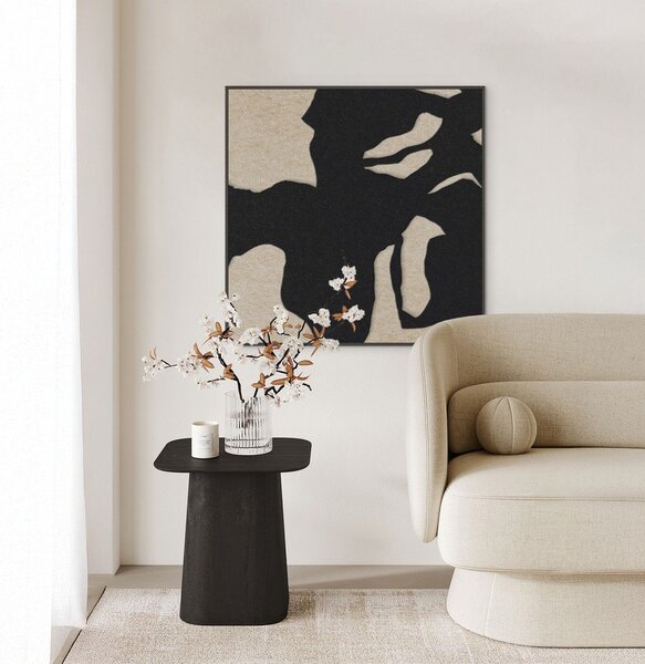 3D картина с включена рамка/акустична 102x102 cm Silent Shadow 1 – Malerifabrikken