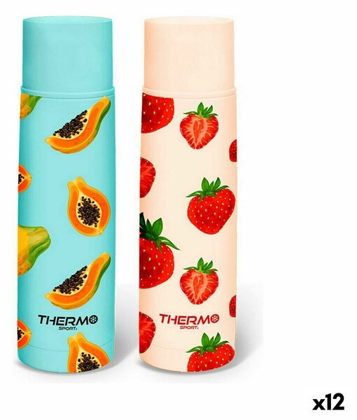 Термос за пътуване ThermoSport Плодове Неръждаема стомана 500 ml (12 броя)