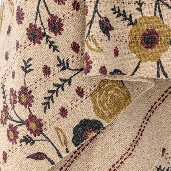 Кафяво одеяло от рециклиран памук 130x160 cm Eydis – Bloomingville